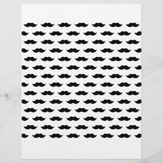 Lámina Fondo de Bigote Negro (Anverso)