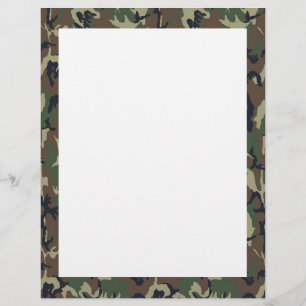 Lámina Fondo de Camuflaje Forestal Militar