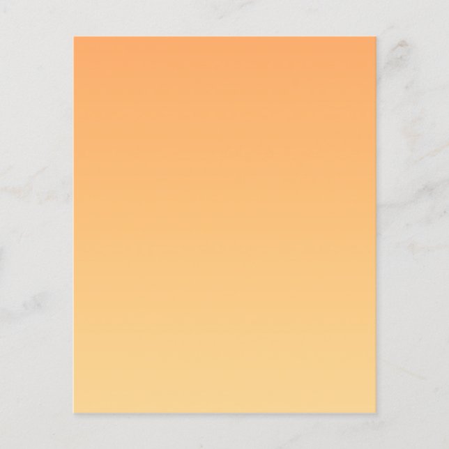 Lámina Fondo de degradado amarillo y naranja (Anverso)