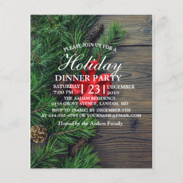 Lámina fondo de madera con tema navidad