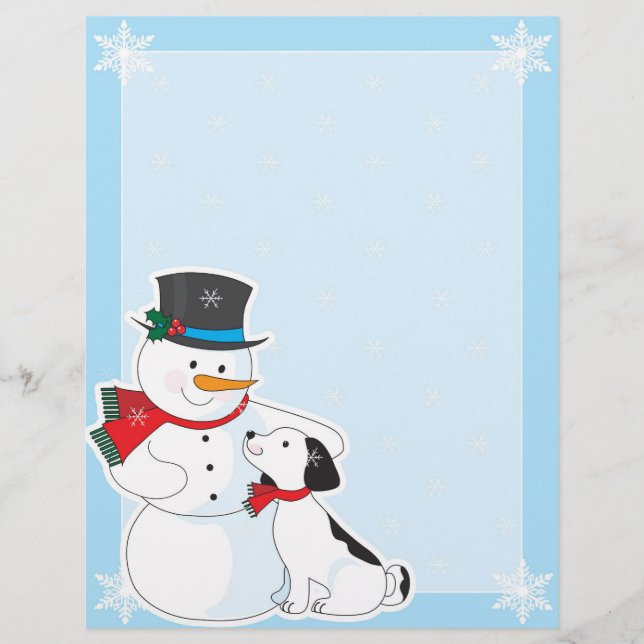 Lámina Fondo de Snowman (Anverso)