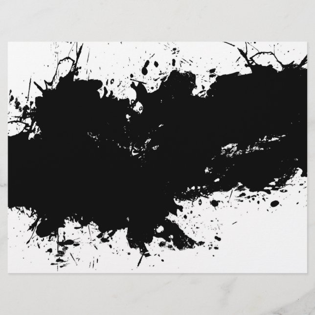 Lámina Fondo de tinta salpicado de nitidez (Anverso)