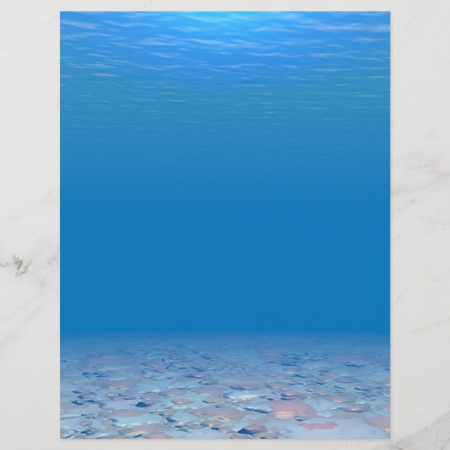 Lámina Fondo del mar (Anverso)
