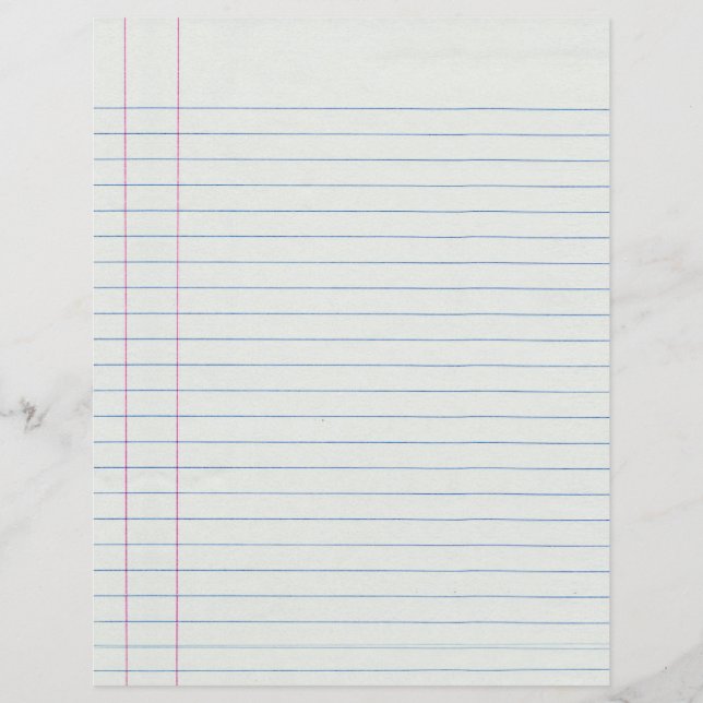 Lámina Fondo del papel escolar en línea (Anverso)