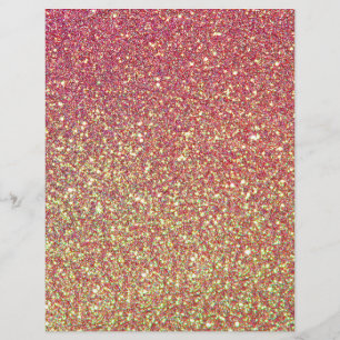 Lámina Fondo del Purpurina amarillo rosado Ombre