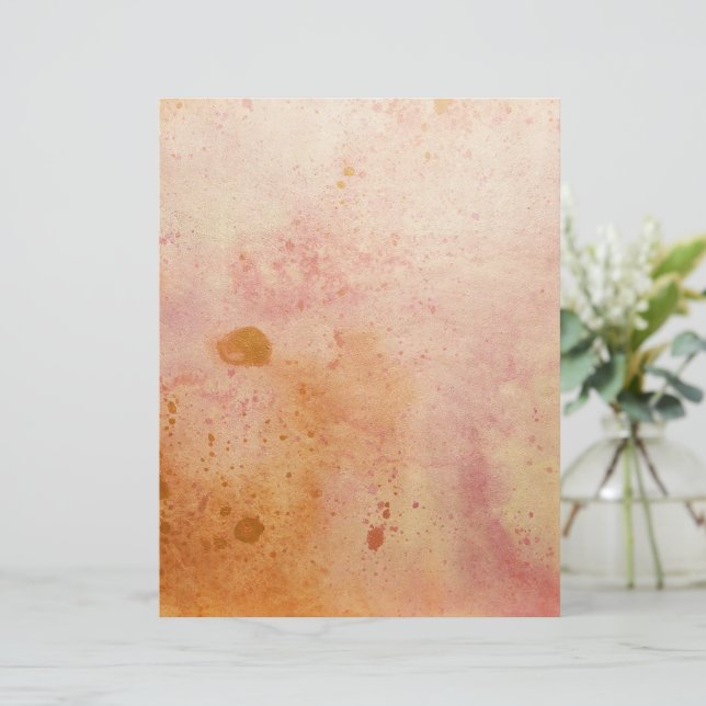 Lámina Fondo grunge de cobre y oro rosa (Anverso de pie)