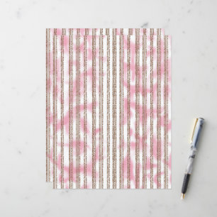 Lámina fondo rayado rosa y blanco
