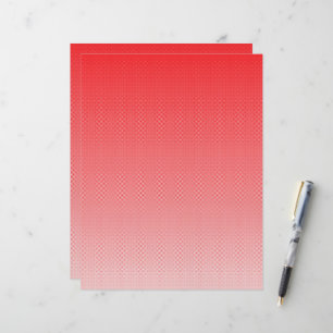 Lámina fondo rojo y blanco con cuadrados pequeños