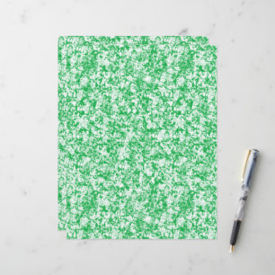 Lámina fondo verde y blanco con pequeños puntos blancos