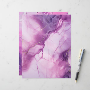 Lámina Fondos de papel de cuadernillo de mármol rosa y mo