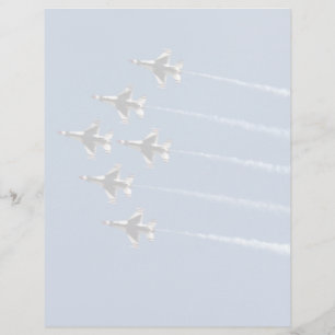 Lámina Formación delta F-16 Thunderbirds