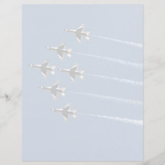 Lámina Formación delta F-16 Thunderbirds