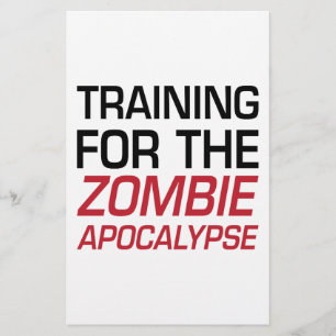 Lámina Formación para el Apocalipsis zombi
