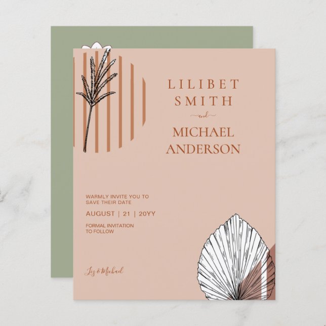 Lámina Formas abstractas escandinavas japonesas GUARDAR L (Anverso / Reverso)