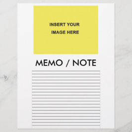 Lámina Formulario de nota de nota de nota en blanco