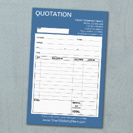 Lámina Formulario - Oferta comercial o factura