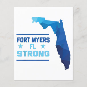 Lámina Fort Myers Florida Strong
