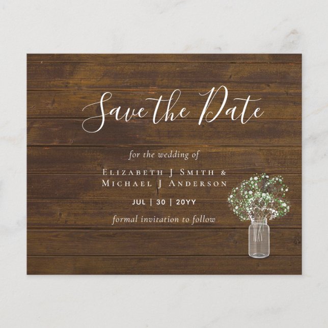 Lámina Foto barata para salvar las fechas de la gitophila (Anverso)