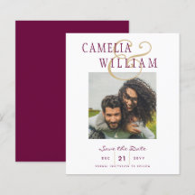 FOTO Boda de Berry Gold de BUDGET Save the Date