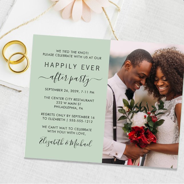 Lámina Foto boda Feliz Nunca Después De La Invitación De  (Subido por el creador)