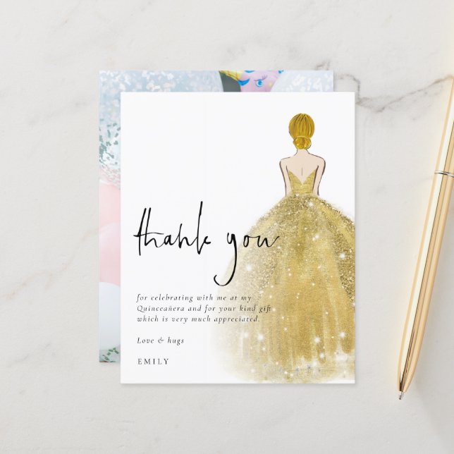 Lámina Foto de Gota de Oro Presupuestario Blona De Quince (Anverso/Reverso In Situ)