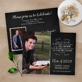 Lámina Foto de graduación de la Biblia Cristiana Presupue