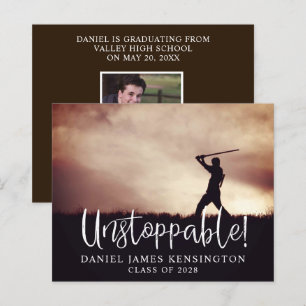 Lámina Foto de graduación moderna de presupuesto