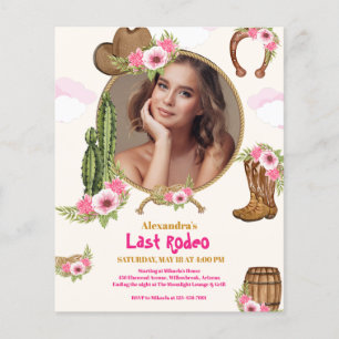 Lámina Foto de la ducha de novia del último rodeo del pre