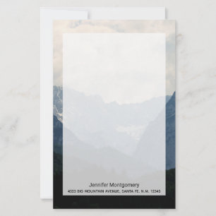Lámina Foto de la naturaleza de las montañas alpinas