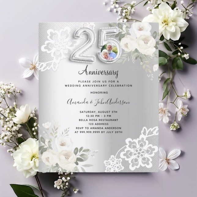 Lámina Foto de plata invitación al 25º aniversario del bo (Subido por el creador)