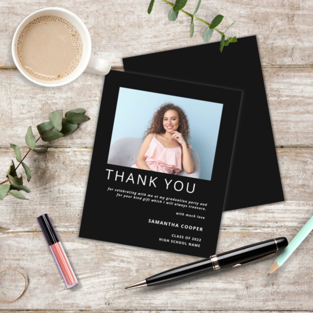 Lámina Foto de presupuesto 2022 Graduación Negra Gracias (Subido por el creador)