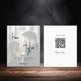Lámina Foto de presupuesto Código QR todo en una sola inv
