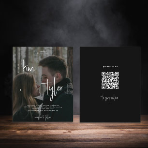 Lámina Foto de presupuesto Código QR todo en una sola inv