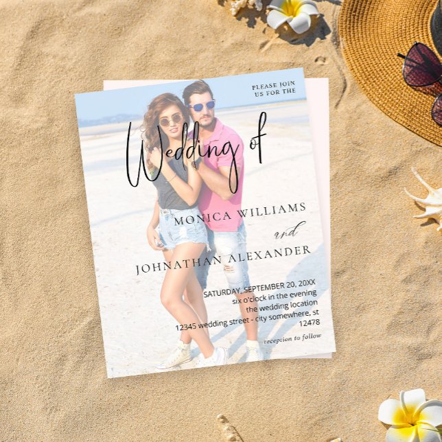 Lámina Foto de presupuesto frente a Boda moderno negro y  (Subido por el creador)