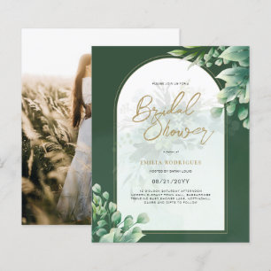 Lámina Foto de presupuesto Invitación a ducha de novia Ho