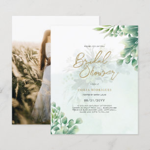Lámina Foto de presupuesto Invitación a ducha de novia Ho