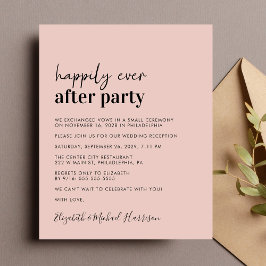 Lámina Foto de presupuesto Invitación a la recepción de b