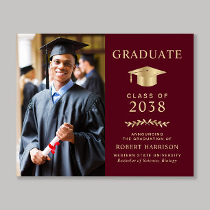 Lámina Foto de presupuesto Invitación de graduación de or
