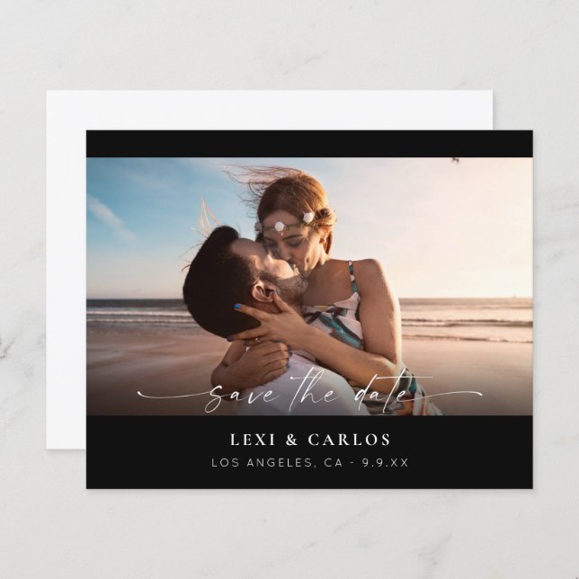 Lámina Foto de presupuesto y caligrafía 3 Mod Guardar fec (Anverso / Reverso)