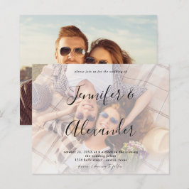 Lámina Foto de presupuesto y nombres grandes Boda fotográ