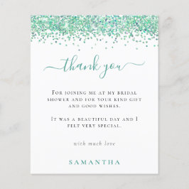 Lámina Foto de Purpurina Verde azulado de presupuesto duc