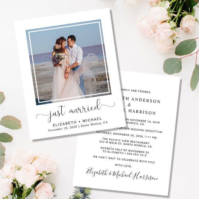 Lámina Foto de recepción de boda casada con presupuesto (Subido por el creador)