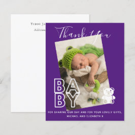 Lámina Foto de recién nacido Gracias Cartas Presupuesto M