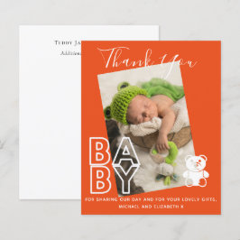 Lámina Foto de recién nacido Gracias Cartas Presupuesto M