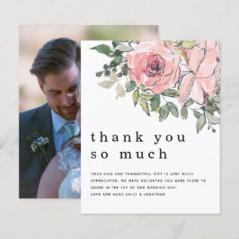 Lámina Foto de Rubor Florals recién casada Gracias