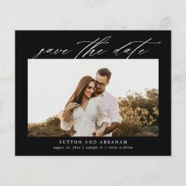 Lámina Foto de script de presupuesto Guardar la fecha