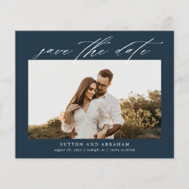 Lámina Foto de script de presupuesto Guardar la fecha