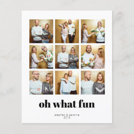 Lámina Foto de vacaciones Minimalistas de 9 plazas