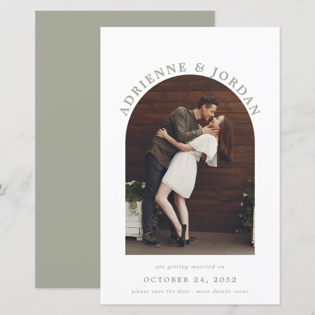 Lámina Foto del Arco Verde Masaje Presupuestario Guardar  (Anverso / Reverso)