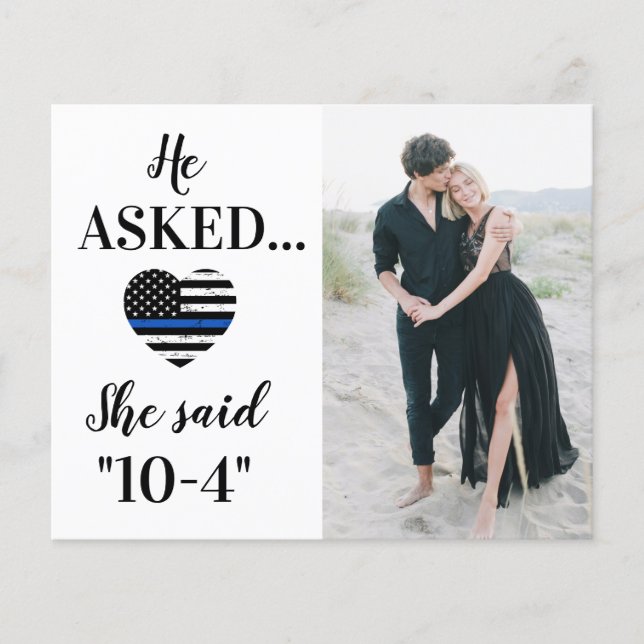 Lámina Foto Del Boda De La Policía De Cumplimiento De La  (Anverso)